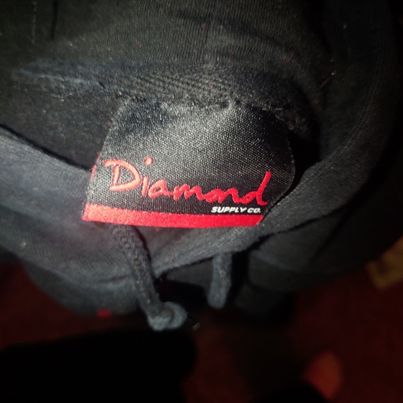 Black diamond supply co hoodie red logo - Picture 2 of 2
